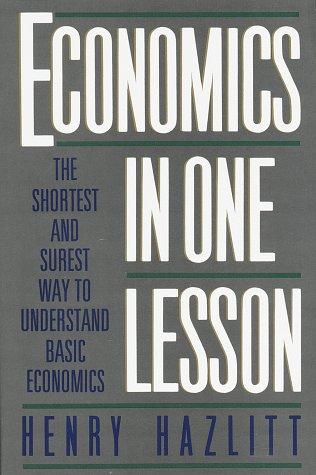 Economics in One Lesson cover