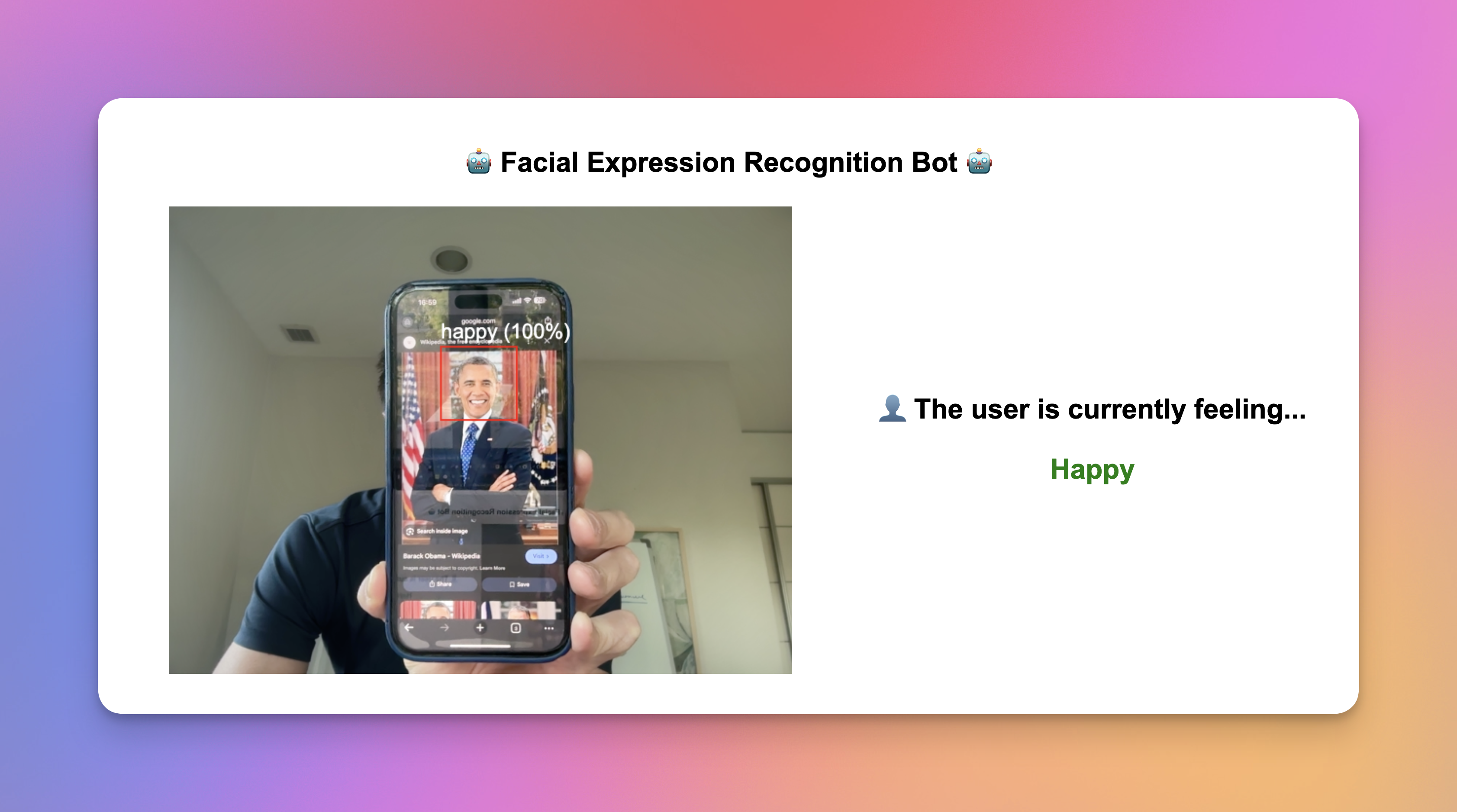 Facial Recognition App preview